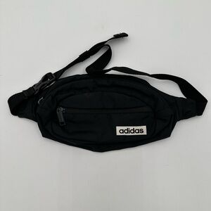 Adidas Black Belt Bag with Sporty Minimalist Design